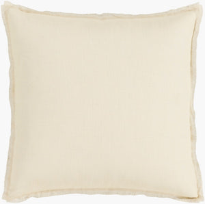 Surya Eyelash Handcrafted Linen Texture Accent Pillow for Sofas Chairs and Beds Modern Style EYL009-2020P