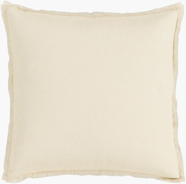 Surya Eyelash Handcrafted Linen Accent Pillow Woven Texture for Sofa Chair or Bed EYL009-2020D