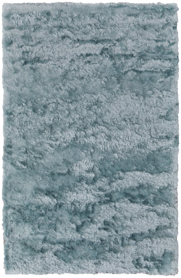 Feizy Rugs Indochine Plush Hand-tufted Polyester Shag Rug - Luxurious High Pile For Contemporary Spaces Blue,Silver Polyester 4944550flaq000f50