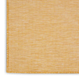 Nourison Positano POS01 Machine Made Power-loomed No Border Indoor/Outdoor Modern Outdoor Rug Yellow, Yellow 100% Polypropylene 99446791139