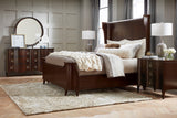 Bella Donna California King Panel Bed Dark Wood  Hooker Furniture