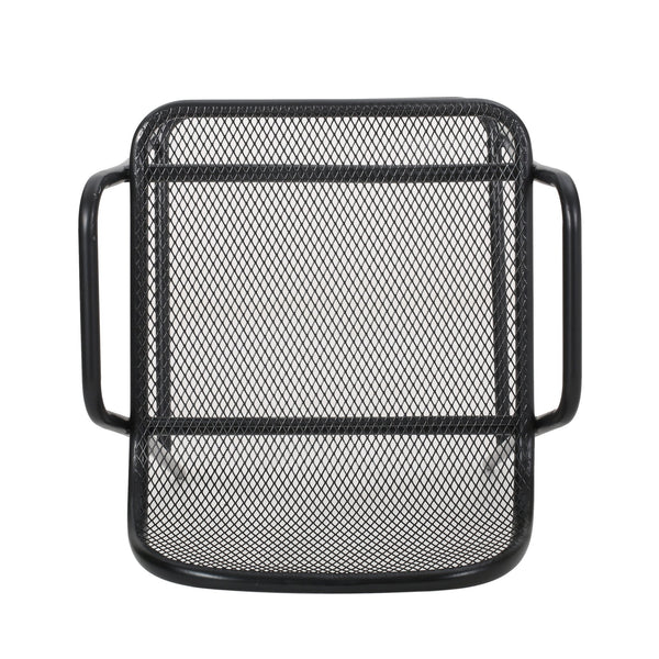 English Elm Christopher Knight Home® - BALTIMORE Linda Modern Iron Barstool Set of 2 Matte Black – Powder-Coated Mesh Seating, Durable Outdoor 디자인 65475.00BLK