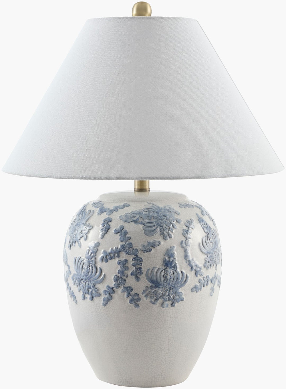 Livabliss Elysora Felt and Metal Base Table Lamp with Linen Shade for Cozy Reading Nooks EYSR-002
