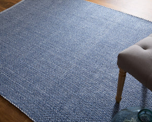 Feizy Rugs Naples Hand Woven Polyester Flatweave Rug - Soft, Durable, And Fade Resistant For Effortless Style Blue Polyester Nap0751fnvy000f00
