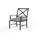 La Jolla Swivel Dining Chair in Spectrum Carbon w/ Self Welt SW401-11-48085 Sunset West