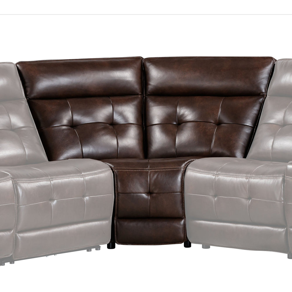 Parker House Parker Living Canterbury Power Armless Zero Gravity Recliner – Luxurious Comfort & Style Redefined Dark Brown 100% Leather ,Leather Match Mcan#811lphz-aco