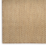 Nourison Courtyard COU01 Machine Made Power-loomed Borderless Design Indoor/Outdoor Modern Outdoor Rug Jute, Jute 90% Polypropylene,10% Polyester 99446991065