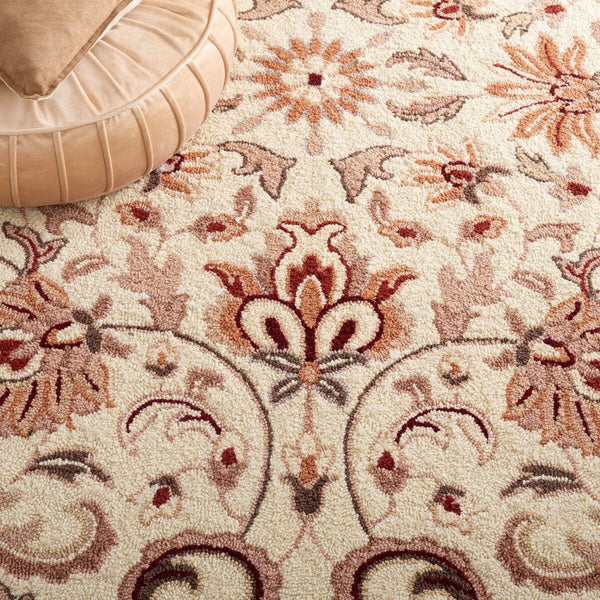 Safavieh Gentry Hand Hooked Polypropylene Rug Ivory / Beige EZC101D-2