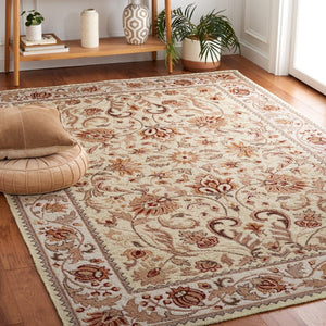 Safavieh Gentry Hand Hooked Polypropylene Rug Ivory / Beige EZC101D-2