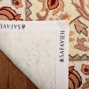 Safavieh Gentry Hand Hooked  Rug Ivory / Beige 2'-6" x 10'
