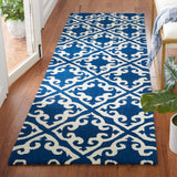 Safavieh Easy Care 416 Hand Hooked  Rug Navy / Ivory EZC416A-3