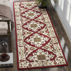Safavieh Sophia Hand Hooked Polypropylene Rug Ivory / Ivory EZC721A-3