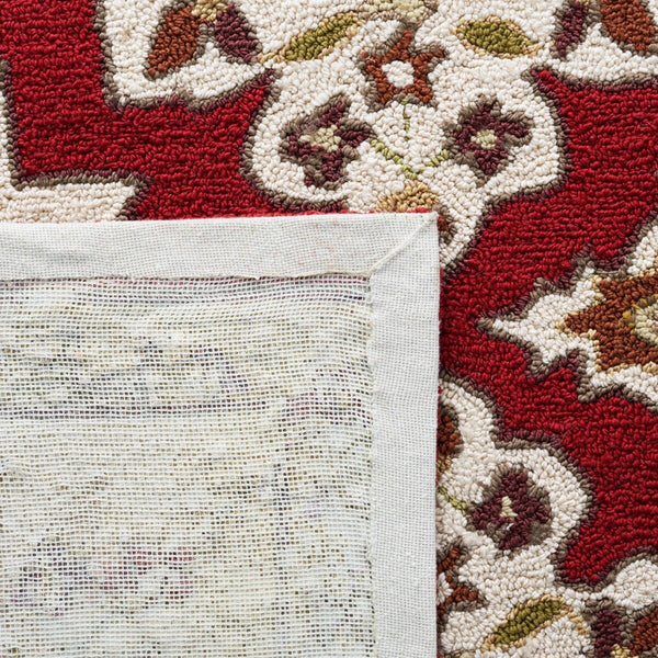 Safavieh Sophia Hand Hooked Polypropylene Rug Ivory / Ivory EZC721A-3