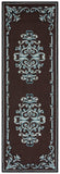 Safavieh Thames Hand Hooked  Rug Chocolate / Multi EZC735D-3