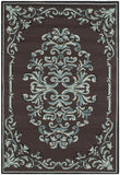 Safavieh Thames Hand Hooked  Rug Chocolate / Multi EZC735D-3