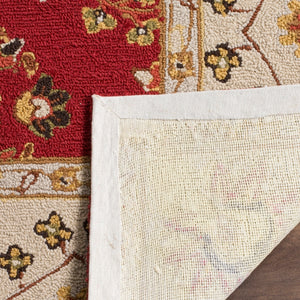 Safavieh Easy Care Hand Hooked  Rug Red / Ivory EZC751C-3