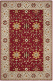 Safavieh Easy Care Hand Hooked  Rug Red / Ivory EZC751C-3