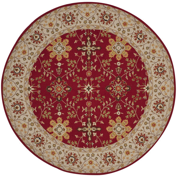 Safavieh Easy Care Hand Hooked  Rug Red / Ivory EZC751C-3