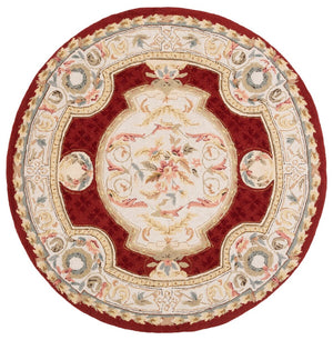 Safavieh Claiborne Hand Hooked Polypropylene Rug Ivory / Red EZC755A-3