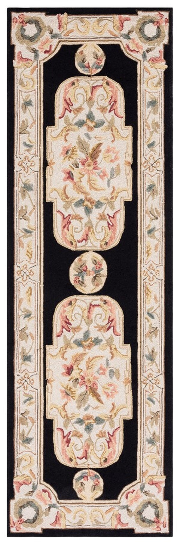 Safavieh Claiborne Hand Hooked Polypropylene Rug Navy / Ivory EZC756A-3