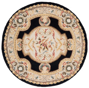 Safavieh Claiborne Hand Hooked Polypropylene Rug Navy / Ivory EZC756A-3