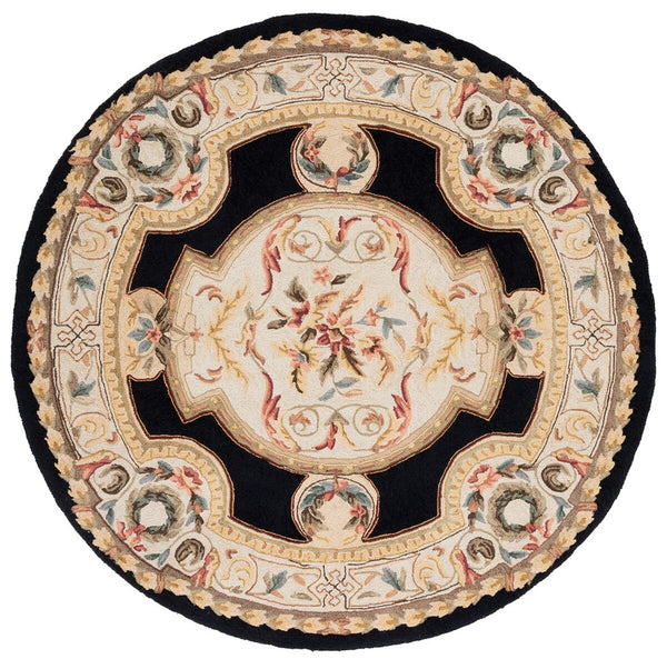 Safavieh Claiborne Hand Hooked Polypropylene Rug Navy / Ivory EZC756A-3