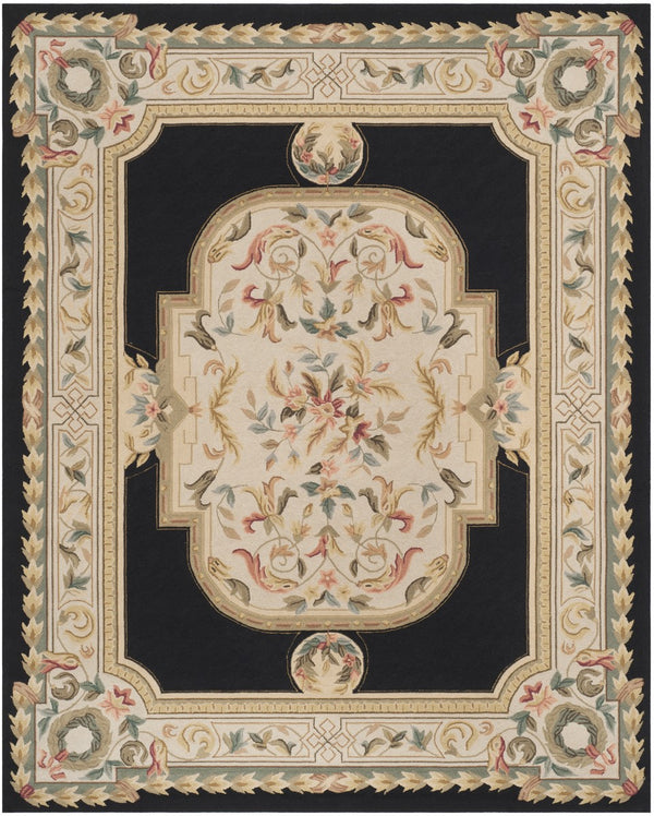 Safavieh Claiborne Hand Hooked Polypropylene Rug Navy / Ivory EZC756A-3