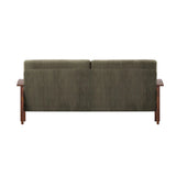 Parcell Mission-Style Wood Sofa