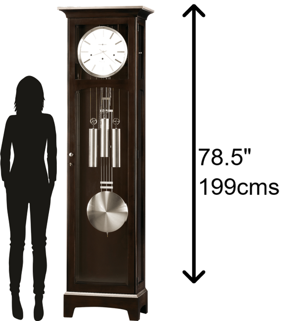 Hekman Furniture 610866 Urban Ii Grandfather Clock - Elegant Espresso Finish With Westminster Chimes & Heirloom Quality Espresso Urban Grandfather Clock Ii 610866