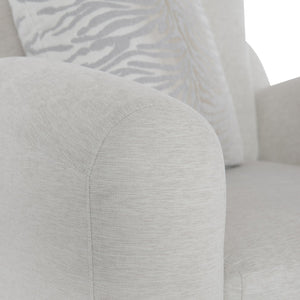Bernhardt Bernhardt Asher Made-To-Order Fabric Swivel Chair With Curved Arms, Plush Cushions & 360° Base P1052SA