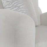 Bernhardt Asher Fabric Swivel Chair White,Cream Fabric P1052SA