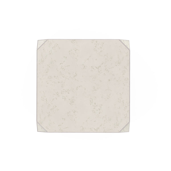 A.R.T. Furniture Mezzanine Cocktail Table In Dove Gray - Stylish Storage With Metal Frame & Antique Mirror Accents Light Gray Parawood And Poplar Solids,Mirror 325341-2249