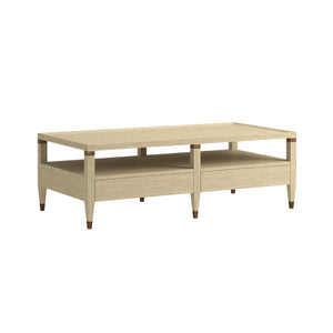 A.R.T. Furniture Eave II Rectangular Cocktail Table - Modern Wood Centerpiece with Hidden Storage, Stylish Design 436300-1825