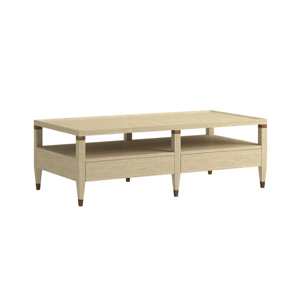 A.R.T. Furniture Eave II Rectangular Cocktail Table - Modern Wood Centerpiece with Hidden Storage, Stylish Design 436300-1825