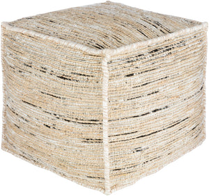 Esperanza EZPF-001 18"H x 18"W x 18"D Pouf EZPF001-181818 Livabliss Surya