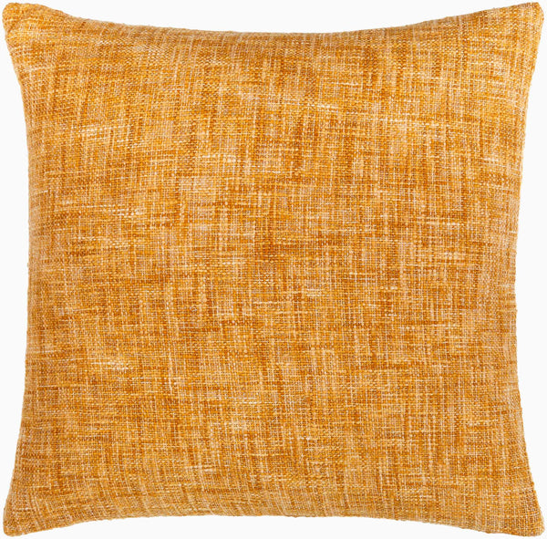 Surya Ezequiel 18"X18" Modern Accent Pillow - Luxurious Cotton Blend, Stylish Texture For Any Room Decor Camel Cotton,Polyester,Cotton,Polyester Ezq001-2020d