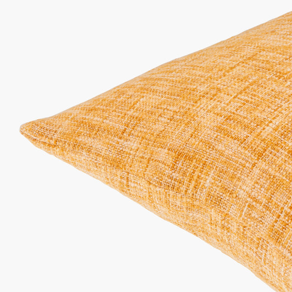 Surya Ezequiel 18"X18" Modern Accent Pillow - Luxurious Cotton Blend, Stylish Texture For Any Room Decor Camel Cotton,Polyester,Cotton,Polyester Ezq001-2020d