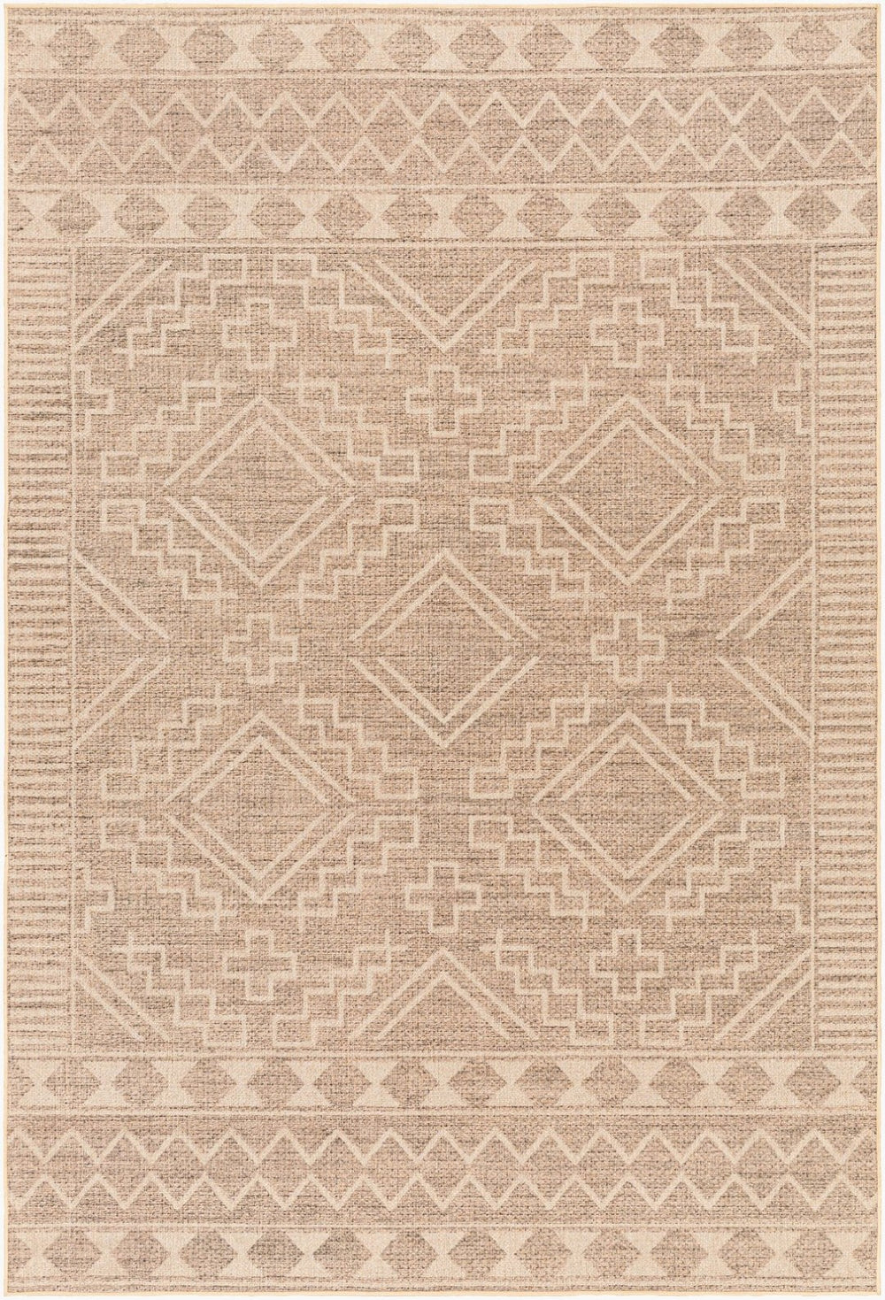 Livabliss Ez Jute Flatweave Area Rug Recycled Fabric Cottage Style for Living Room Spaces EZT2311-810
