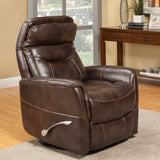 Parker House Parker Living Gemini - Truffle Swivel Glider Recliner Truffle 90% Polyester, 10% PU (W) MGEM#812GS-TRU