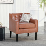 Christopher Knight Home® - Noble House - Deanna Contemporary Faux Leather Tufted Accent Chair