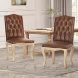 Christopher Knight Home® - Noble House - Shylo Contemporary Faux Leather Dining Chairs (Set Of 2)