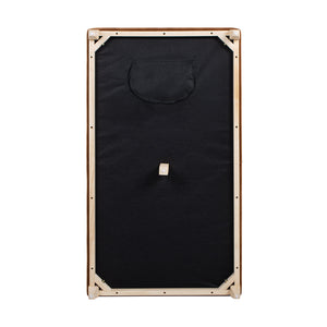 English Elm Jennifer Taylor Home - Knox Burnt Orange 65" Modern Farmhouse Chaise Lounge - Velvet, Feather-Down Foam, Reversible Cushions B2719P391773