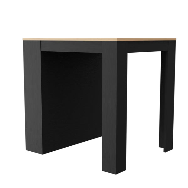 English Elm Alameda Multicolor Kitchen Island with Concealed Three Drawers, 3 Open Shelves & 36.2" Countertop B128S00129