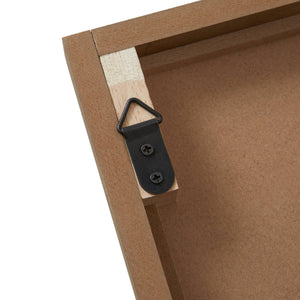 English Elm Birch Two-Tone Wood Panel Wall Art Set — Modern Rustic MDF & Fir Veneer Décor, Pair of 16x32 Panels Brown 33.27 L x 3.15 W x 18.31 H B035P341126