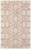 Feizy Rugs Lorrain Hand-tufted Wool Rug - Modern Geometric Design, Stain-resistant, Perfect For High Traffic Areas Ivory,Pink,Tan Wool 6108571fblh000g99