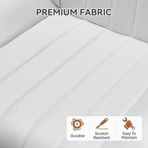 English Elm Modern Dining Chairs Set Of 4 - Stylish Upholstered Kitchen Side Chairs With Cushions & Metal Legs T3950P394447