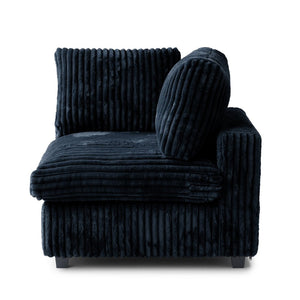 English Elm Pixel Modern Modular Sofa - Stylish L-Shaped Corduroy Sectional For Cozy Living Room Comfort B341S00033-GIGA