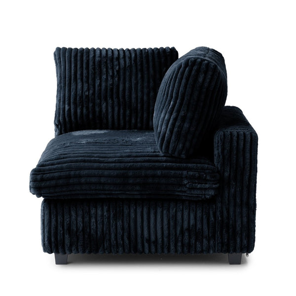 English Elm Pixel Modern Modular Sofa - Stylish L-Shaped Corduroy Sectional For Cozy Living Room Comfort B341S00033-GIGA