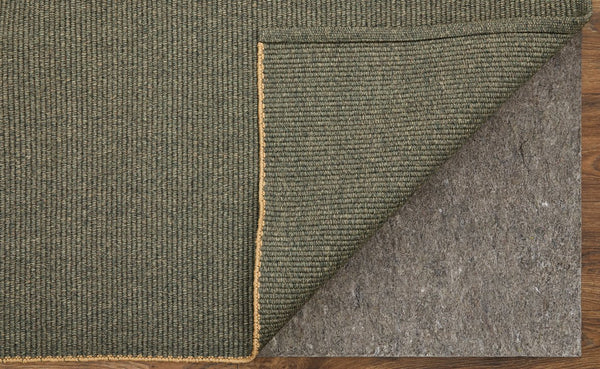 Feizy Rugs Theo Hand Woven Polypropylene Rug - Durable, Low Pile, Perfect For High-traffic Indoor & Outdoor Use Green,Tan Polypropylene The0827fgrnsnde10