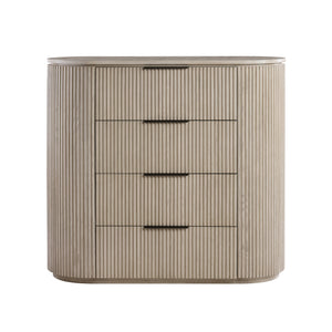 English Elm Leanna Four Drawer Oak Veneer Chest with Felt Lined Jewelry Tray for Bedroom B2756P506267